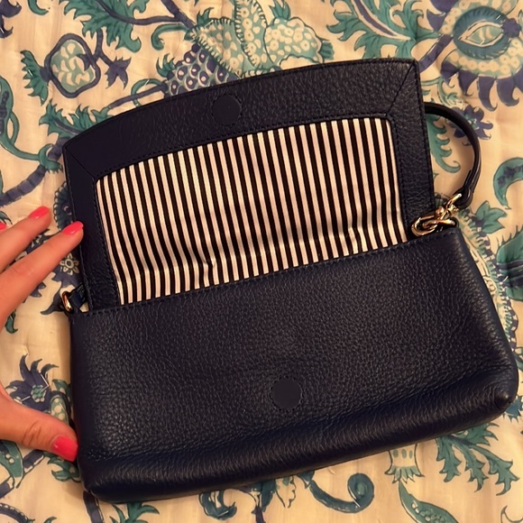 Kate Spade Blue Clutch w/ Detachable Strap